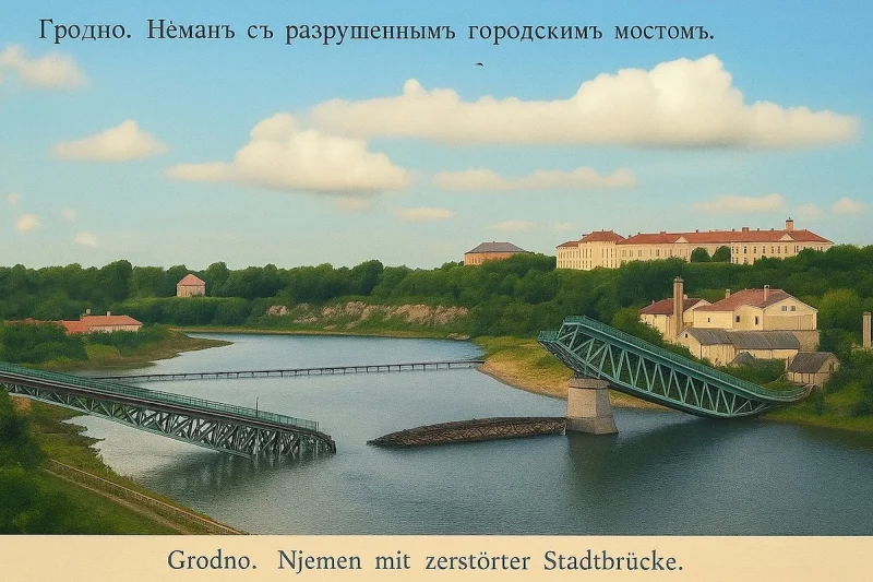 Гродзенец з дапамогай нейрасеткі размалёўвае архіўныя фота горада