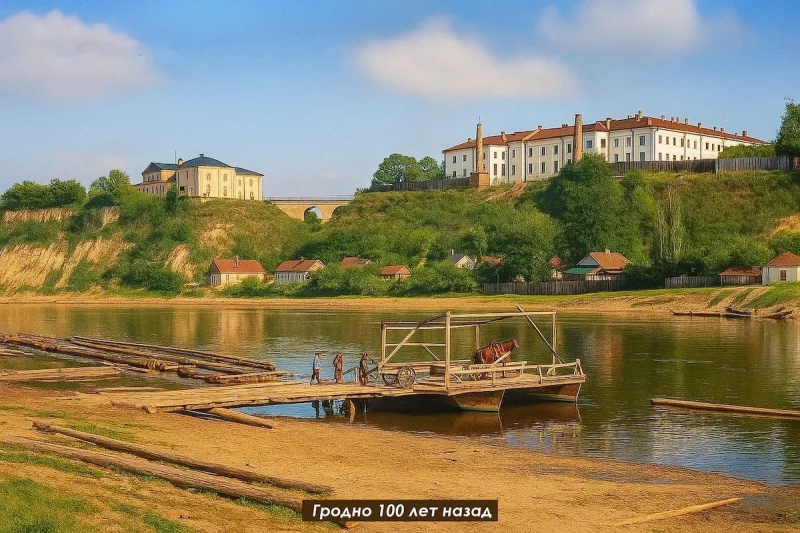 Гродзенец з дапамогай нейрасеткі размалёўвае архіўныя фота горада