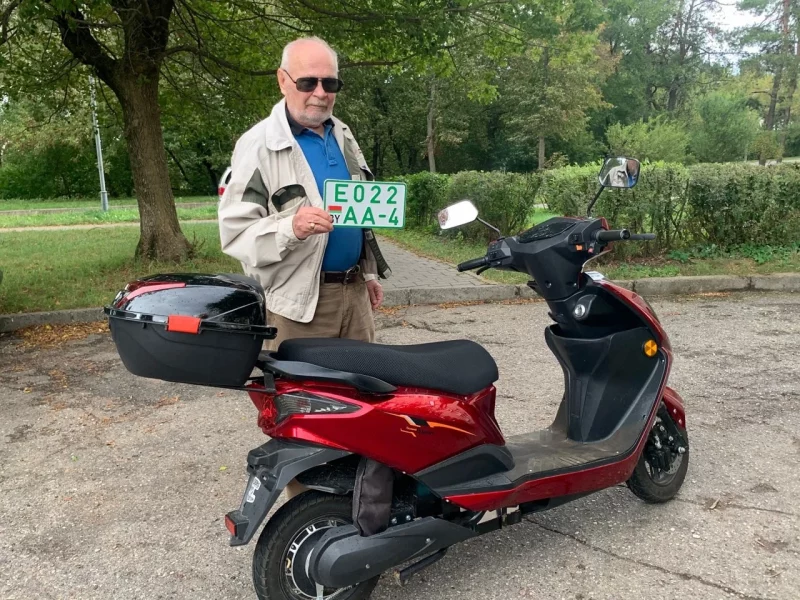 В Гродно впервые зарегистрировали мопед в ГАИ 