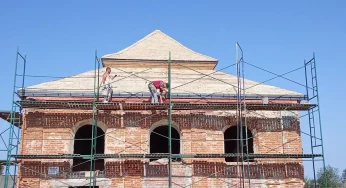 В Изабелин почти закончили восстанавливать крышу синагоги