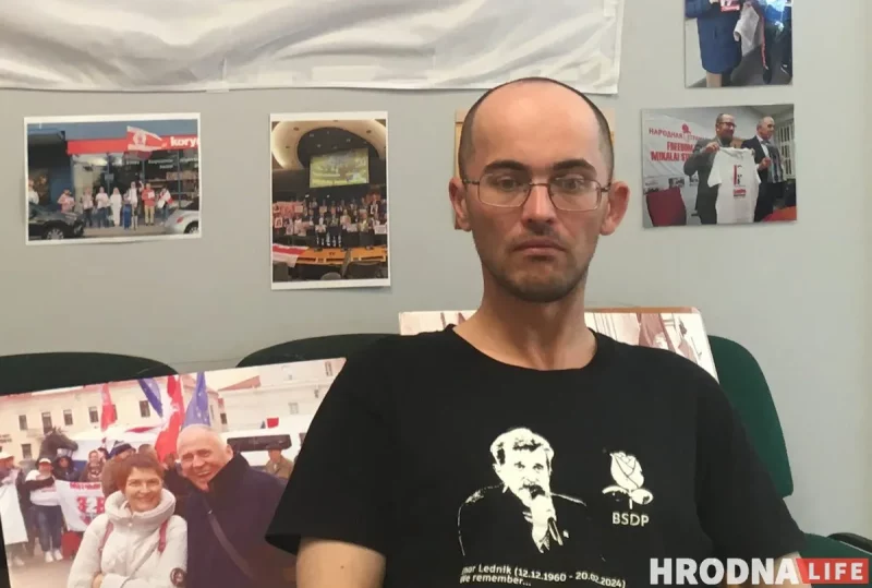 Из Гродно в Литву через тюрьму. Сергей Спариш рассказал, как сам просился в ШИЗО Сергей Спариш в офисе партии “Народная грамада”. Вильнюс. 17.09.2025