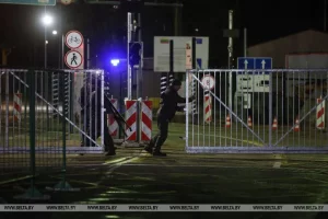 Открытый пункт пропуска Бенякони. Фото: БЕЛТА