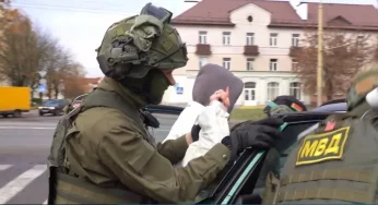 «Дай бог один процент”. Милиция показала задержание гродненских блогеров 