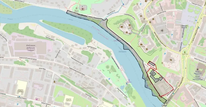 Проект Правонабережной в Гродно