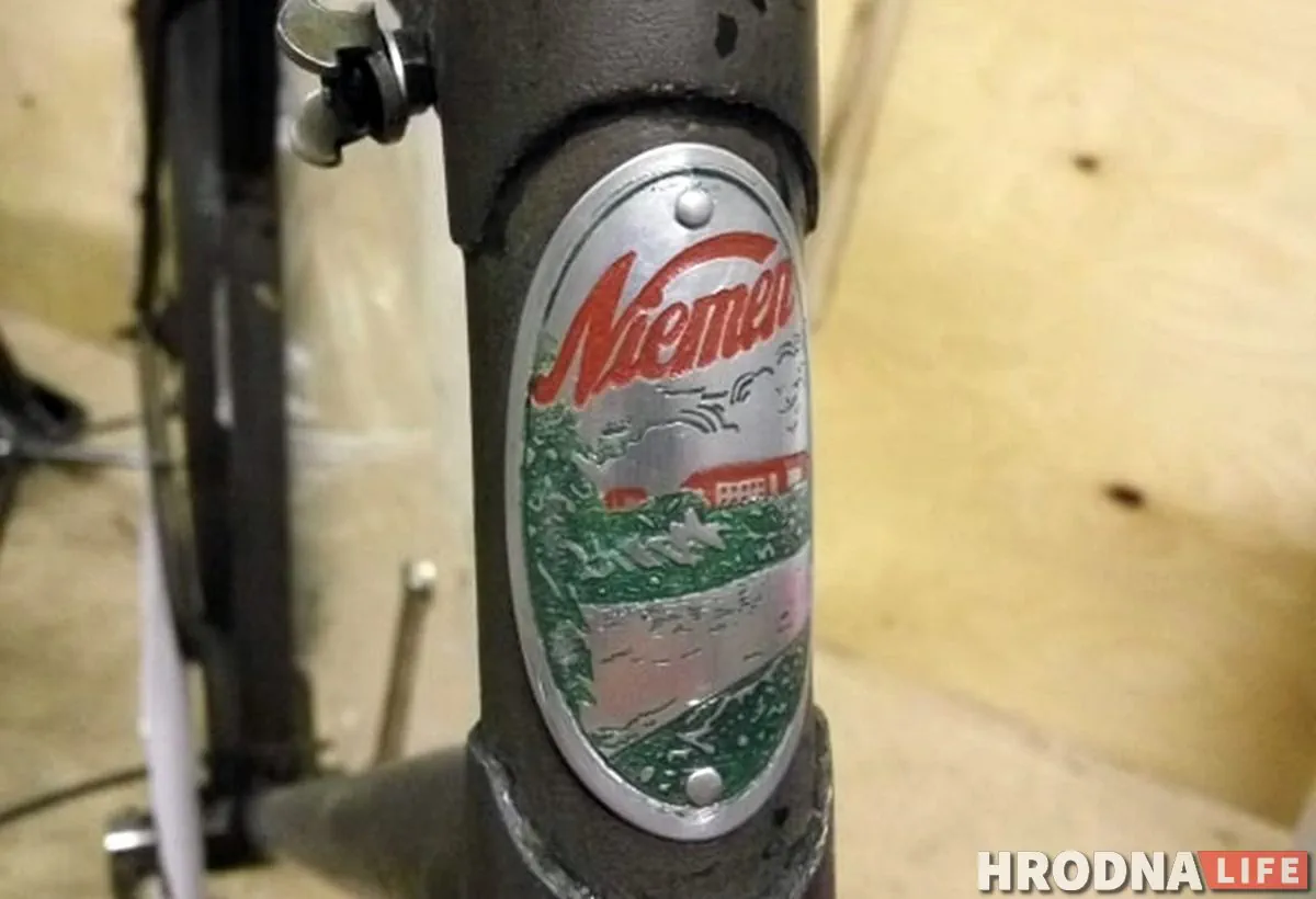 Эмблема, которую крепили на велосипеды "Неман". Фото из архива Hrodna.life