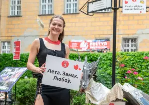 "Появляется дружба и даже семьи". Как гродненка развивает проект "Мова нанова" в Польше Организаторка и ведущая курсов "Мова нанова" во Вроцлаве Эмилия. Олесница, 6 июня 2026 года. Фото Ирины Михеевой